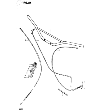HANDLEBAR - CONTROL CABLE