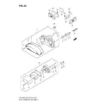 REAR COMBINATION LAMP (VS1400GLPK4)