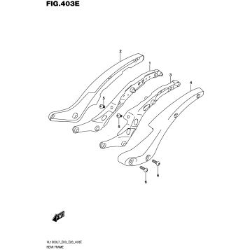 REAR FRAME (VL1500TL7 E03)
