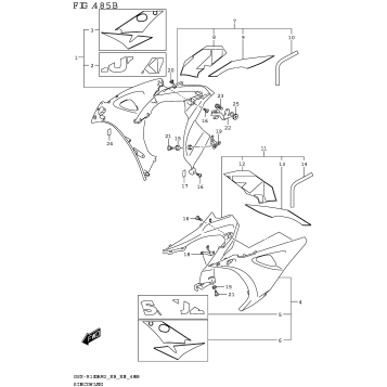 SIDE COWLING (GSX-R1000RA)