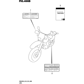 LABEL (DR650SEL9 E28)