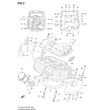 CYLINDER HEAD (REAR)