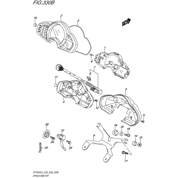 SPEEDOMETER (SFV650L5 E28)