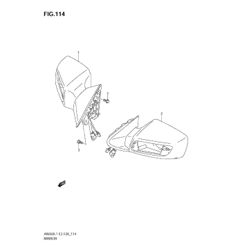 MIRROR (AN650A L1 E28)