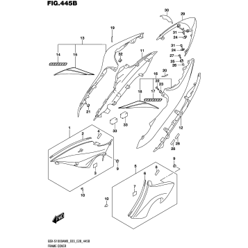 FRAME COVER (GSX-S1000ZA)