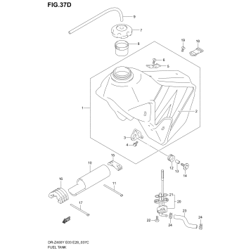 FUEL TANK (MODEL K4)