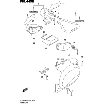 FRAME COVER (VL1500BL9 E33)