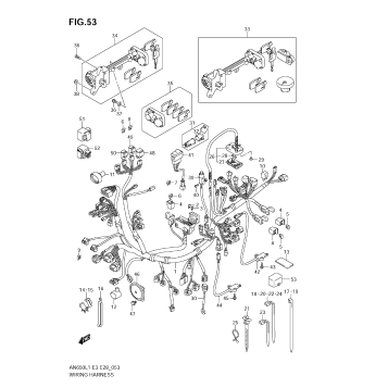 WIRING HARNESS (AN650A L1 E28)