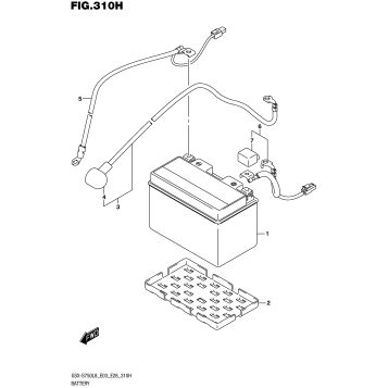 BATTERY (GSX-S750AZL8 E33)