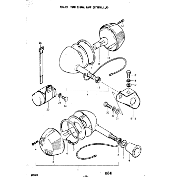 TURN SIGNAL LAMP (GT185K