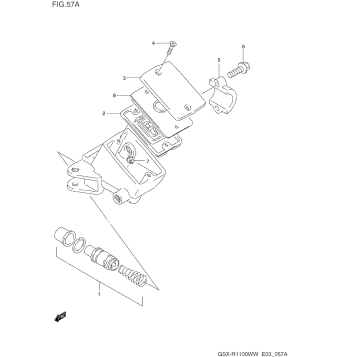 FRONT MASTER CYLINDER (MODEL S/T/V/W)