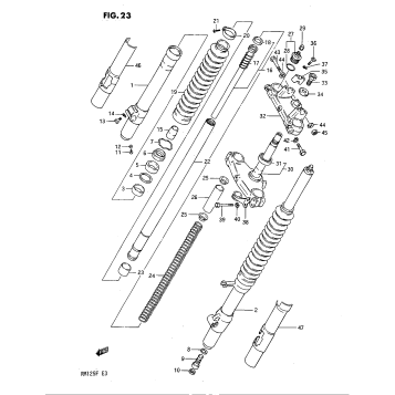 FRONT FORK (MODEL E)