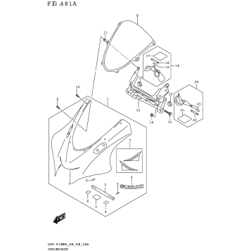 COWLING BODY (GSX-R1000A)