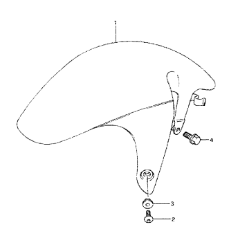 FRONT FENDER (MODEL P)