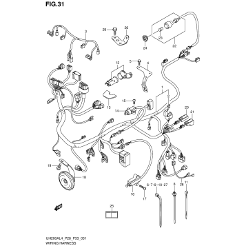 WIRING HARNESS (UH200AL4 P28)