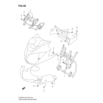 COWL BODY INSTALLATION PARTS