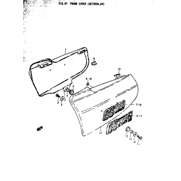 FRAME COVER (GS1000M