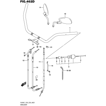 HANDLEBAR (VL800TL7 E03)