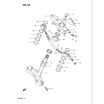 STEERING STEM (GS700ESF)