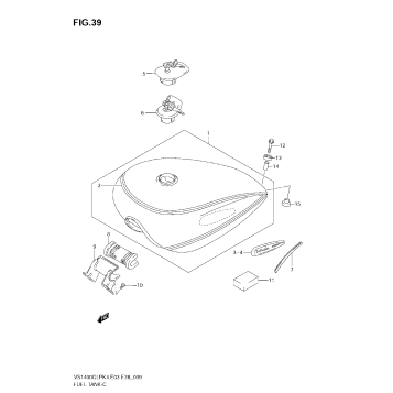FUEL TANK (MODEL K4)