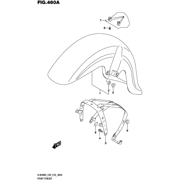 FRONT FENDER (VL800T)