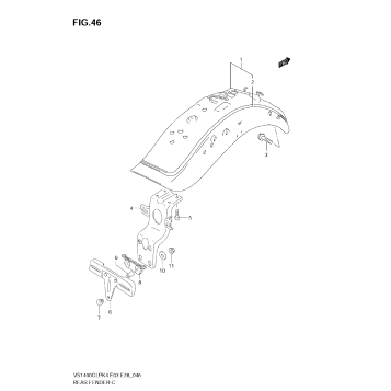REAR FENDER (MODEL K4)