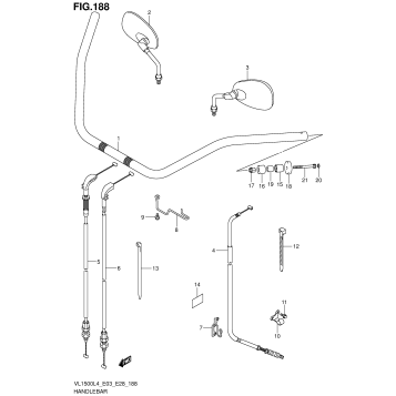 HANDLEBAR (VL1500BL4 E03)