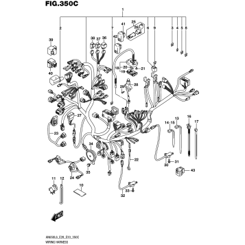 WIRING HARNESS (AN650ZL6 E33)