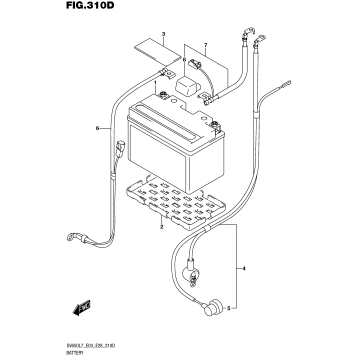 BATTERY (SV650AL7 E33)