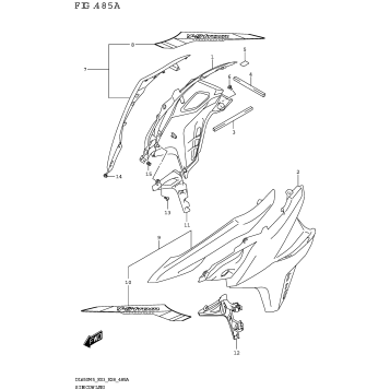 SIDE COWLING (DL650A)
