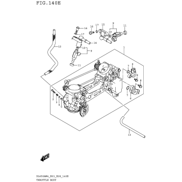 THROTTLE BODY (DL650XAM4 E28)