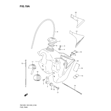 FUEL TANK (MODEL K4/K5/K6)