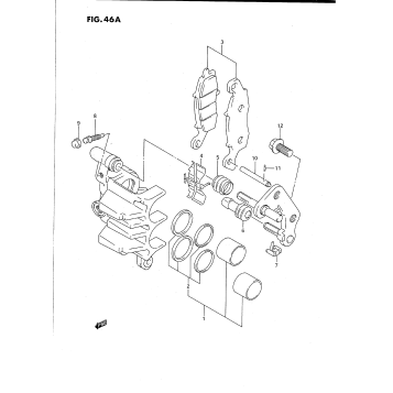 FRONT CALIPER (MODEL T)