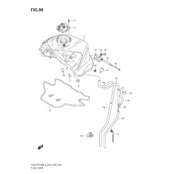 FUEL TANK (GSX-R1000L3 E28)