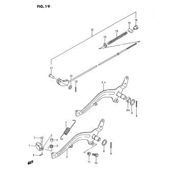 REAR BRAKE (MODEL G/H/J/K)