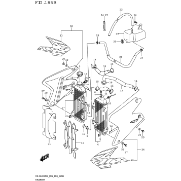 RADIATOR (DR-Z400SM)