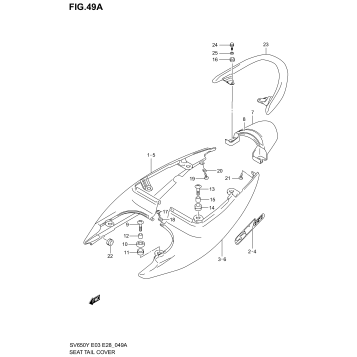 SEAT TAIL COVER (MODEL K1)