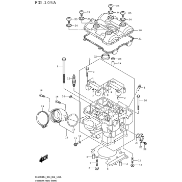 CYLINDER HEAD (REAR)