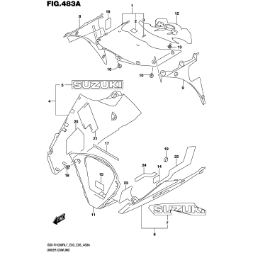 UNDER COWLING (GSX-R1000RL7 E03)