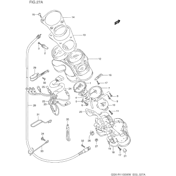 SPEEDOMETER  (MODEL S/T/V/W)