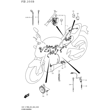 WIRING HARNESS ((GSX-S750A,GSX-S750ZA):E33)
