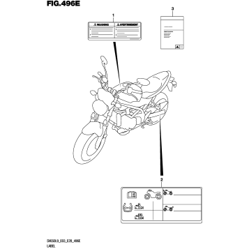 LABEL (SV650XAL9 E28)