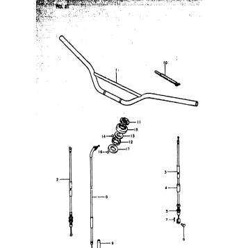HANDLEBAR - CONTROL CABLE