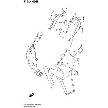 FRAME HEAD COVER (VZR1800BZL5 E33)