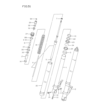 FRONT DAMPER (MODEL T/V)