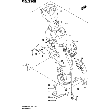 SPEEDOMETER (RV200L9 E28)