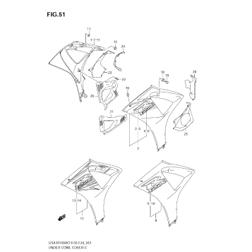 UNDER COWL COVER (MODEL K7)