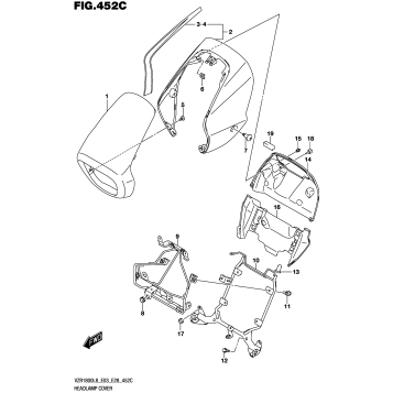 HEADLAMP COVER (VZR1800BZL8 E03) (JRU)