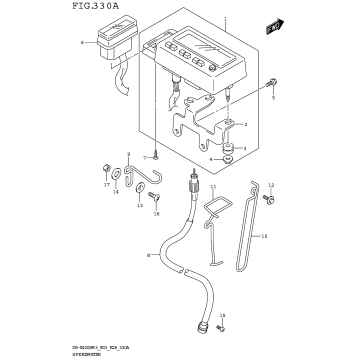 SPEEDOMETER (DR-Z400SM3 E03)