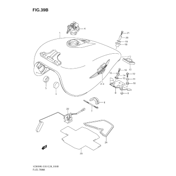 FUEL TANK (MODEL K9)